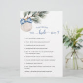 Winter Chinoiserie Bow Wie kent de bruid het beste (Staand voorkant)