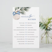 Winter Chinoiserie Bow zou ze liever spel (Staand voorkant)