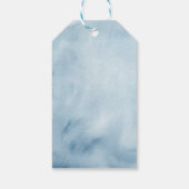 Winter Chinoiserie Lint Bruidsfeest Cadeaubagage L Cadeaulabel (Achterkant)