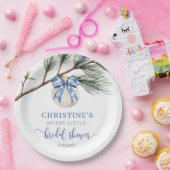 Winter Chinoiserie Vrijgezellenfeest Papier Bord (Feest)