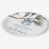 Winter Chinoiserie Vrijgezellenfeest Papier Bord (Gekanteld)