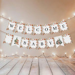 Winter Christmas Baby shower Bunting Banner<br><div class="desc">Verhoog uw baby shower met onze charmante bunting banners! Perfect voor het toevoegen van een feestelijke touch aan elke locatie, deze prachtig ontworpen digitale bestanden kunnen worden aangepast aan uw thema. Of u nu een baby of meisje verwelkomt, onze spandoeken zijn gemakkelijk te printen en te monteren, waardoor ze een...</div>