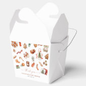 Winter Christmas Baby shower Favoriet Box Bedankdoosjes (Geopend)