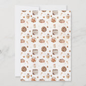 Winter Christmas Baby shower Uitnodiging (Achterkant)