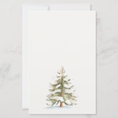 Winter Christmas Boy advies aan mama Baby shower (Achterkant)