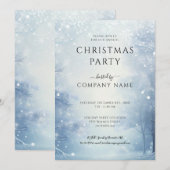 Winter Christmas Corporate Holiday Party Kaart (Voorkant / Achterkant)