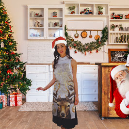 Winter Christmas Deer – All-Over Print Schort