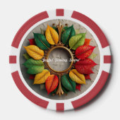 "Winter Christmas Enchantment" Poker Chips (Voorkant)