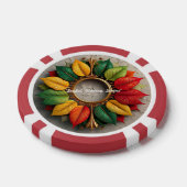 "Winter Christmas Enchantment" Poker Chips (Enkel)