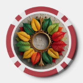 "Winter Christmas Enchantment" Poker Chips (Achterkant)