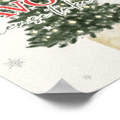 Winter Christmas Favors Sign Poster (Hoek)