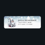 Winter Christmas Gnome Retouradres Labels<br><div class="desc">Winter Christmas Gnome Retouradres Labels</div>