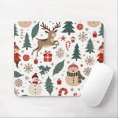 Winter Christmas Mouse Pad Muismat (Met muis)