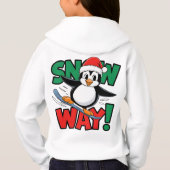 Winter Christmas Penguin Adventure in Snowy Wonder (Achterkant)