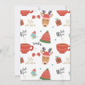 Winter Christmas Rustic Kraft Holiday Baby shower Kaart (Achterkant)