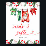 Winter Christmas Santa Baby shower Kaarten en gesc Poster<br><div class="desc">Show je griezelige geest af met ons "People Give Me The Creeps" Ghost Halloween T-Shirt. Met een speelse spookafbeelding en gedurfde tekst is dit shirt ideaal voor degenen die van een vleugje humor houden met hun Halloween-stijl. Het griezelige ontwerp vangt de leuke en feestelijke sfeer van het seizoen, waardoor het...</div>