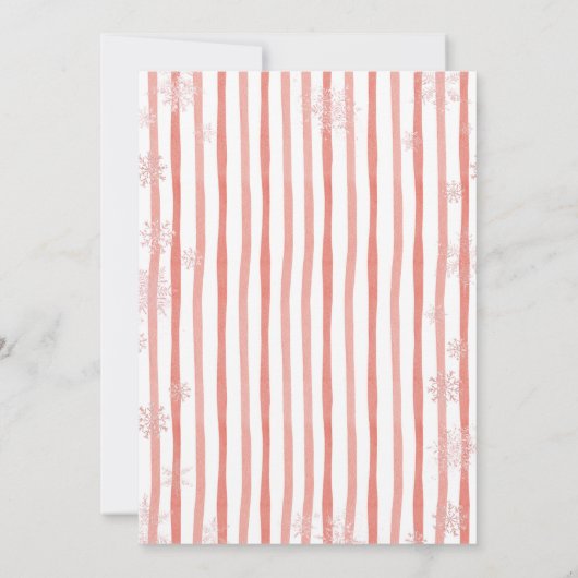 Winter Christmas Silly Goose 1st Birthday Kaart (Achterkant)