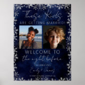 Winter Christmas These Kids Rehearsal Dinner Poster (Voorkant)