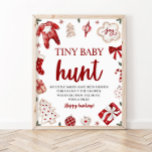 Winter Christmas Tiny Baby Hunt Baby shower spel Poster<br><div class="desc">Winter Christmas Tiny Baby Hunt Baby shower spel</div>