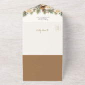 Winter Christmas Vrijgezellenfeest Recept All In One Uitnodiging (Buitenkant)