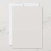 Winter Christmas Waterverf Elegant Boho Wedding Kaart (Achterkant)