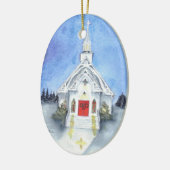 Winter Church Ornament (Links)