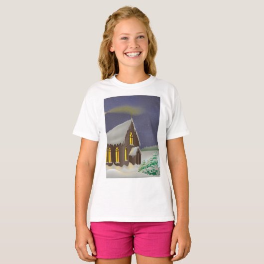 Winter Church T-Shirt (Voorkant volledig)
