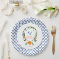 Winter Citrus Botanische Bloemen | groen