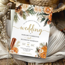 Winter Citrus & Cinnamon Kerstbruiloft