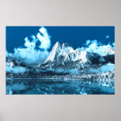 Winter Cliffs Poster (Voorkant)