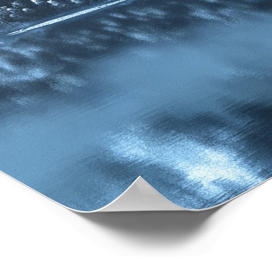 Winter Cliffs Poster (Hoek)