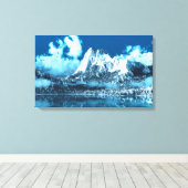 Winter Cliffs (Triptych) Canvas Afdruk (Insitu (Houten vloer))