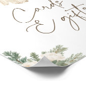 Winter Clothesline Baby Shower Cards and Gifts Poster (Hoek)