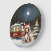 Winter Cocker Spaniel Caravan Kerstavontuur Grote Klok (Hoek)