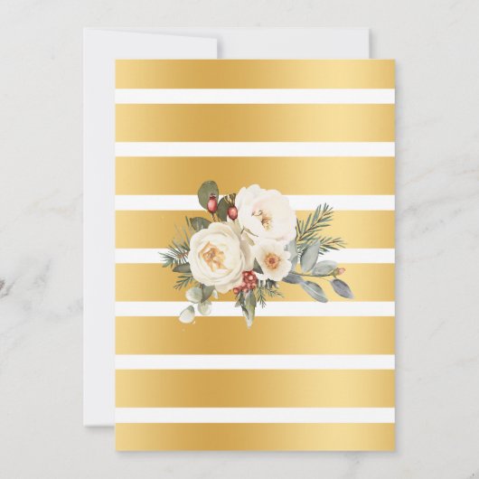 Winter Cocktail & Brews Before I do Couples Shower Kaart (Achterkant)