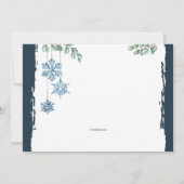 Winter Cocktail Party uitnodigingen (Achterkant)