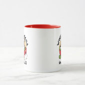 Winter Cocoa Bliss - Schattigee hond in Mok Design (Midden)