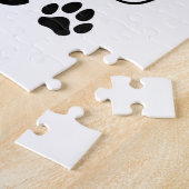 Winter Cocoa Bliss - Schattigee hond in Mok Design Legpuzzel (Zijkant)