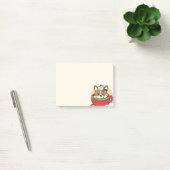 Winter Cocoa Bliss - Schattigee hond in Mok Design Post-it® Notes (Kantoor)
