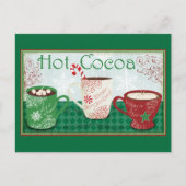 Winter Cocoa Briefkaart (Voorkant)