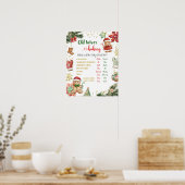 Winter Cookies Geslacht Onthullen Oude Vrouwen Ver Poster (Keuken)