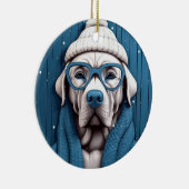 Winter Cool Dog Ornament (Rechts)
