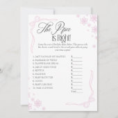 Winter Coquette Roze Prijs Is Right Game Kaart (Voorkant)