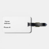 Winter Corgi Bagagelabel (Achterkant horizontaal)