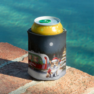 Winter Corgi Caravan Kerstavontuur Blikjeskoeler