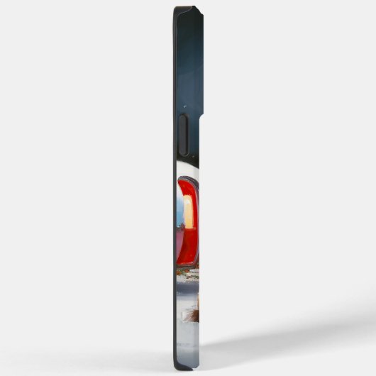 Winter Corgi Caravan Kerstavontuur Case-Mate iPhone Case (Achterkant / Rechts)