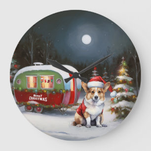 Winter Corgi Caravan Kerstavontuur Grote Klok