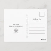 Winter Corporate Kerstfeestdag Dank je wel Briefkaart (Achterkant)