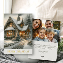 Winter Cottagecore Prettig Kerst Foto