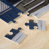 Winter Cottages - Martha's wijngaard Legpuzzel (Zijkant)